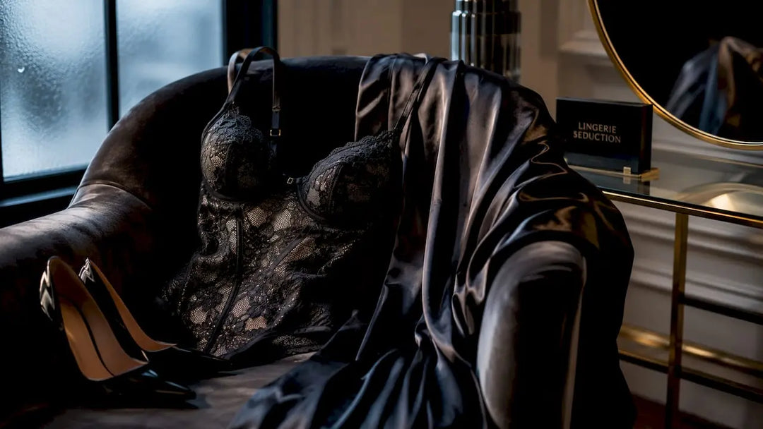 faux leather lingerie