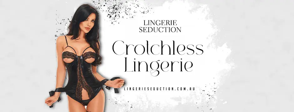 Crotchless lingerie