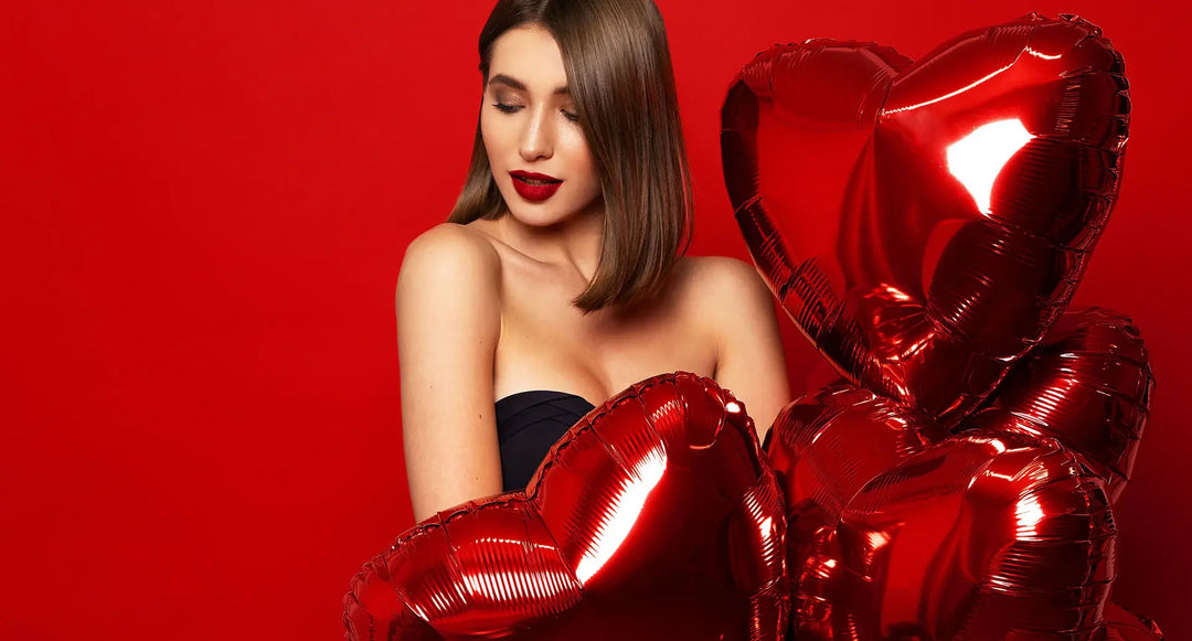 red valentines lingerie