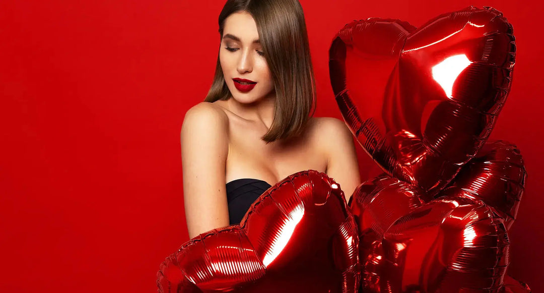 red valentines lingerie
