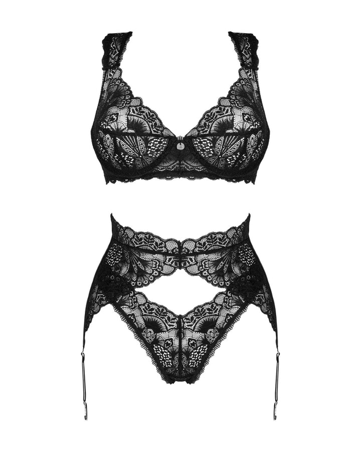 black lingerie set