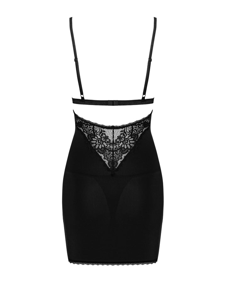 sexy black lingerie dress