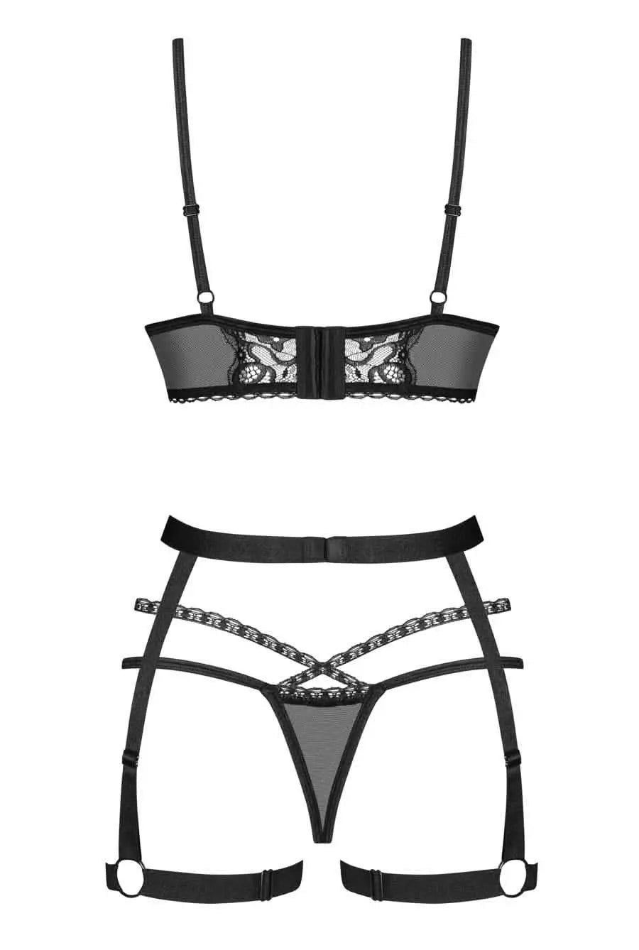 sheer Ouvert lingeire set