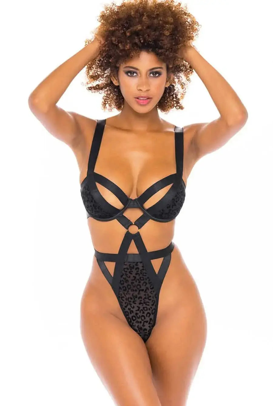 animal print lingerie