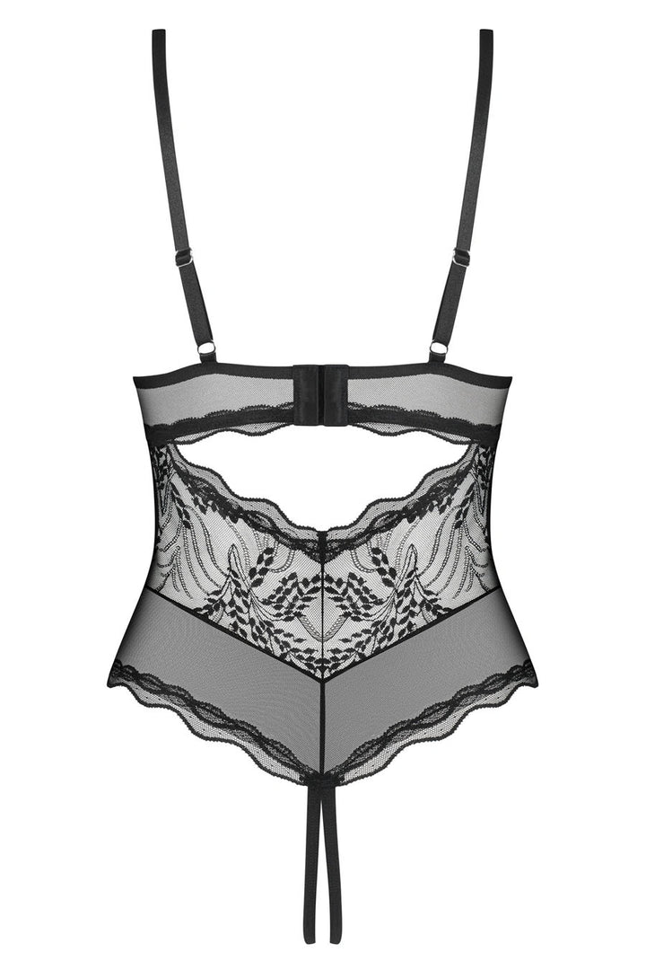crotchless sheer teddy