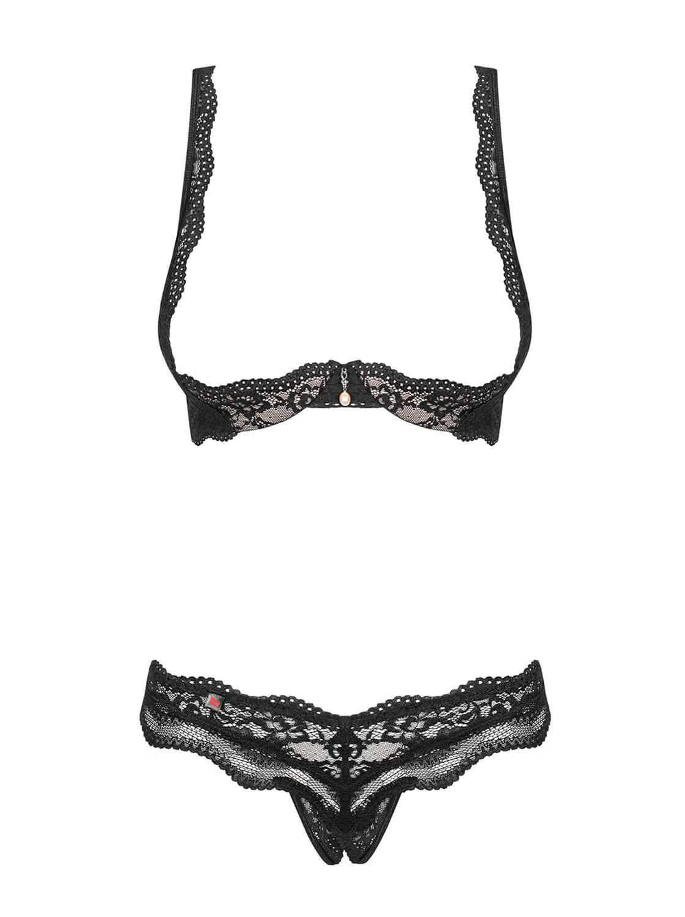 crotchless lingerie set