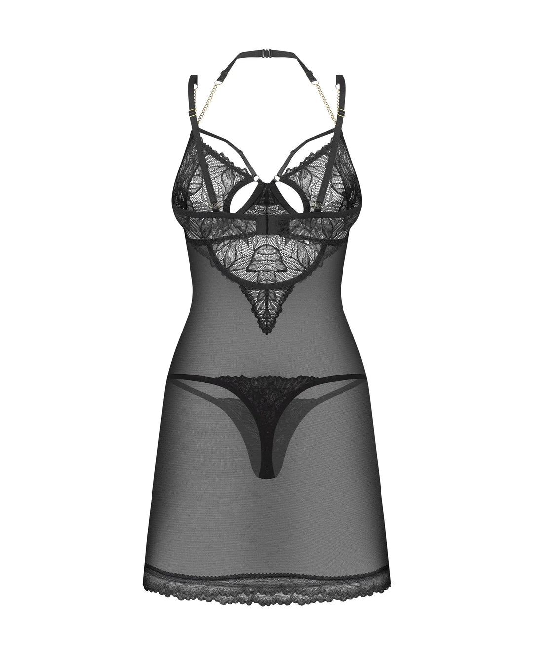 womens sheer nightie lingerie set