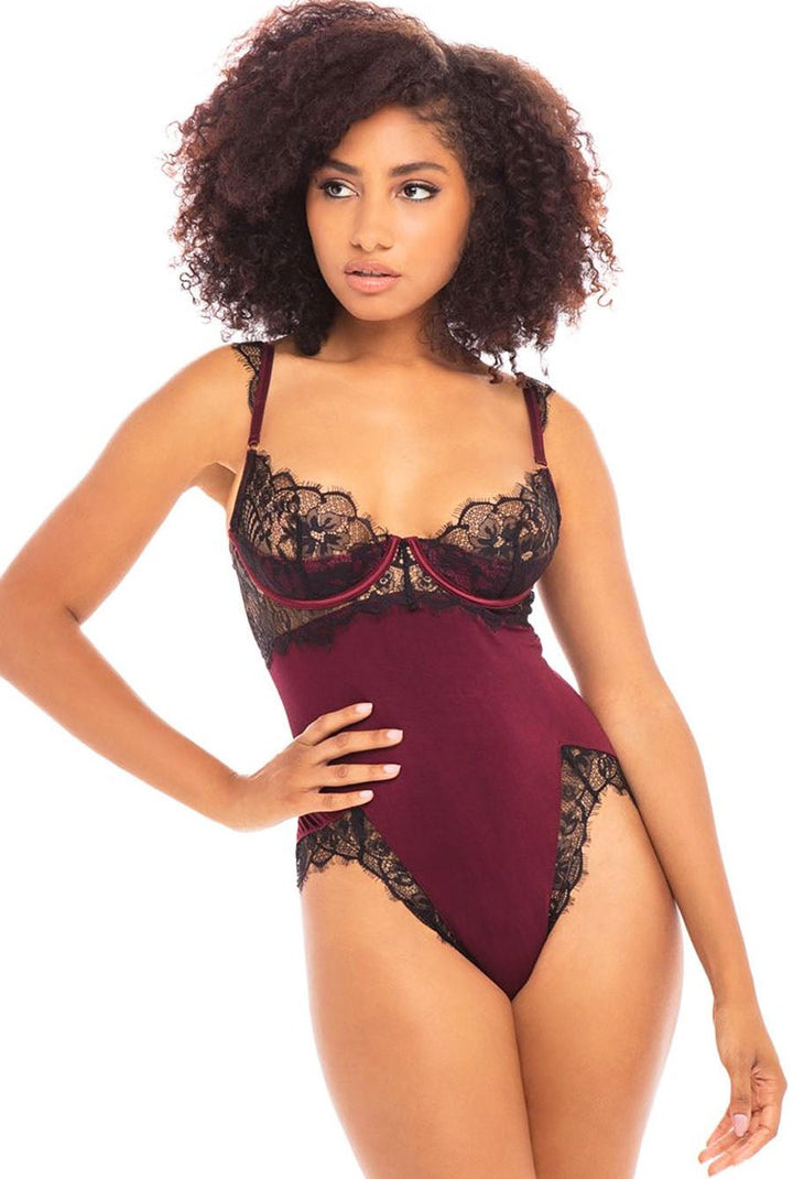 plus size lingerie red