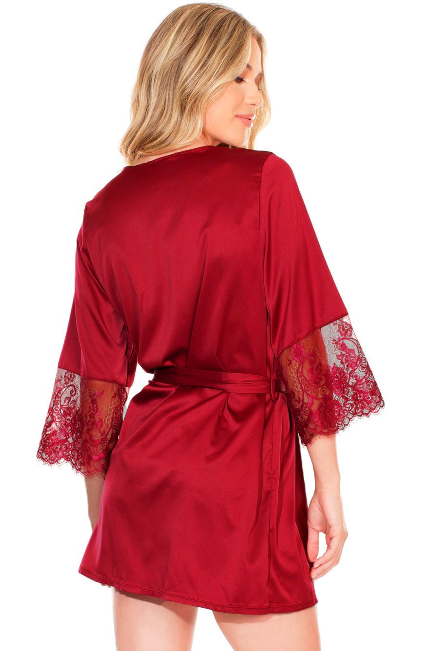 lace and satin womens robes
