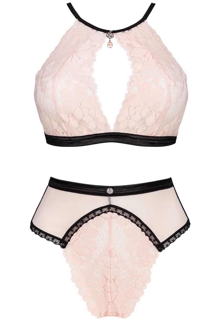 pink lingerie set