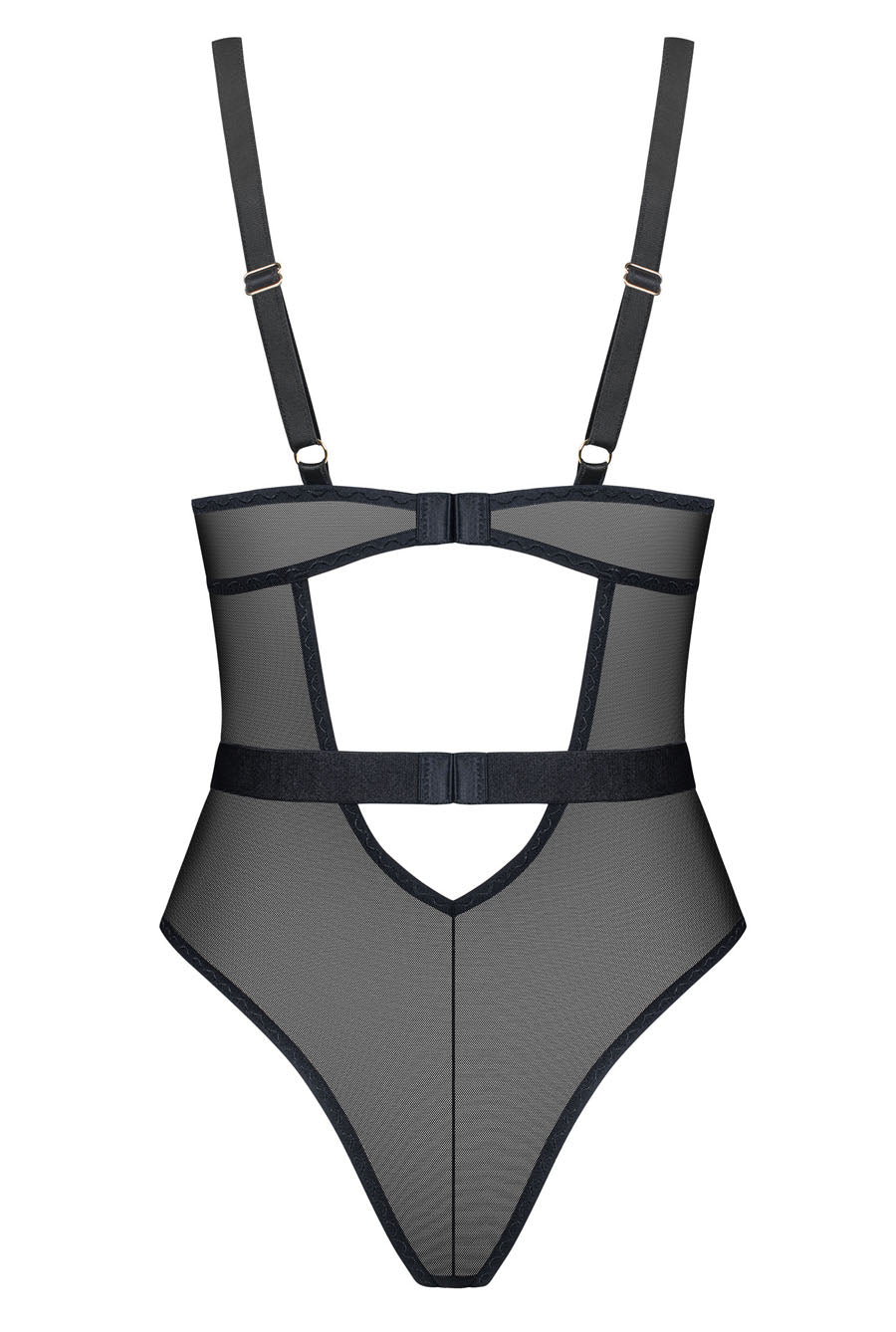 sheer black sheer teddy