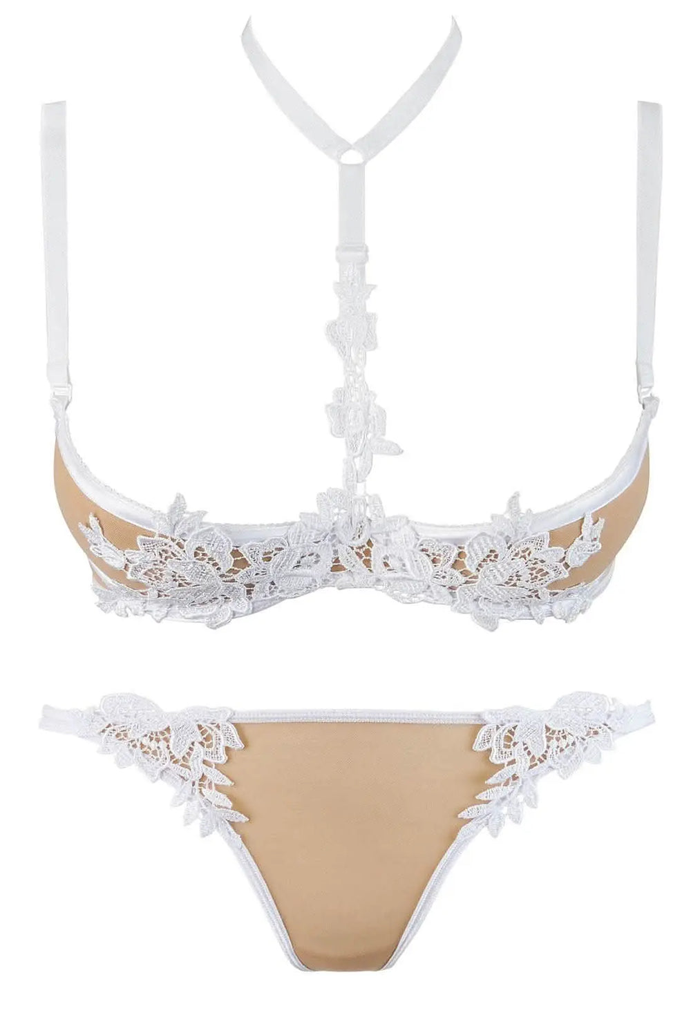 white nude lingerie 