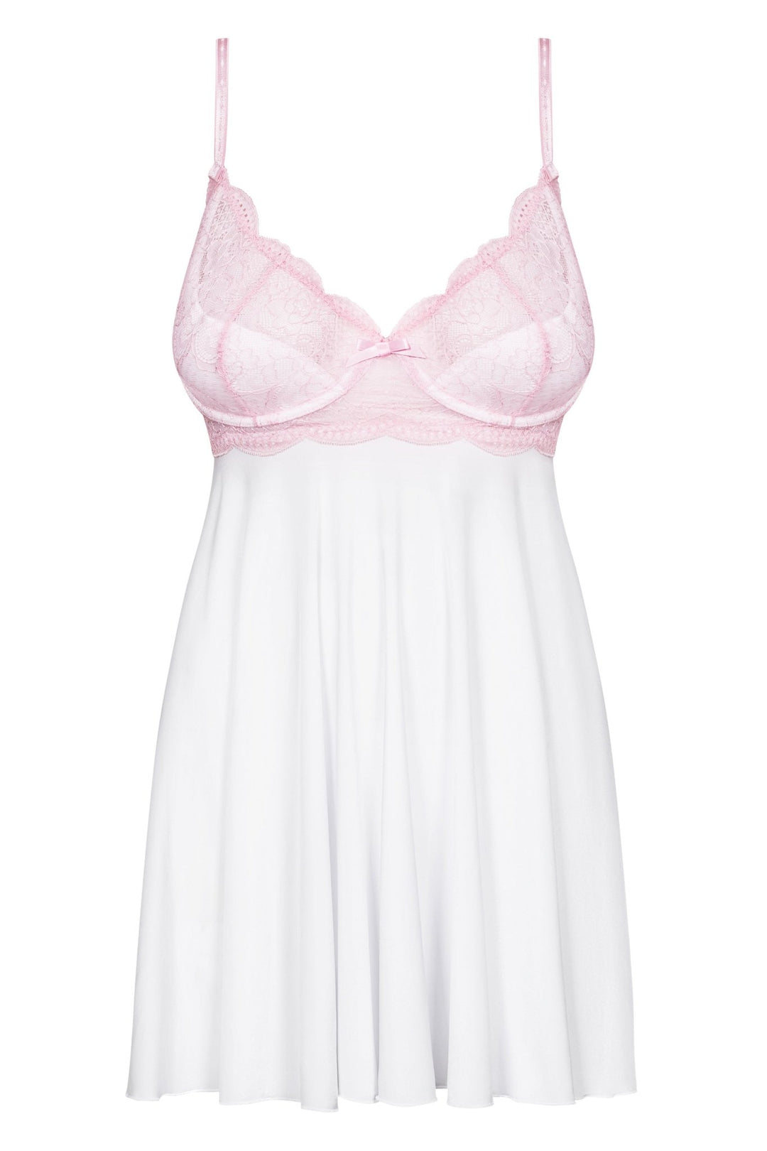 pink and white bridal lingerie