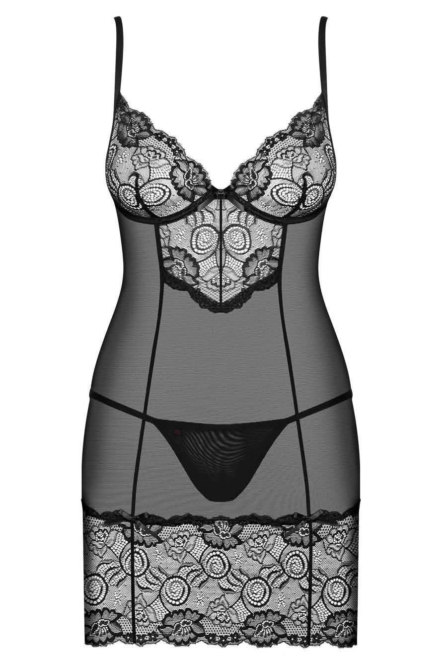 womens black sexy sleepwear